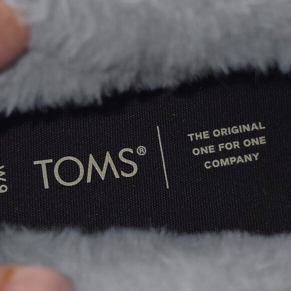 TOMS WOMENS BRYCE CASUAL SLIP ON GRAY SUEDE SNEAKERS SHOES BOOTIES SIZE 9 - Picture 3 of 10